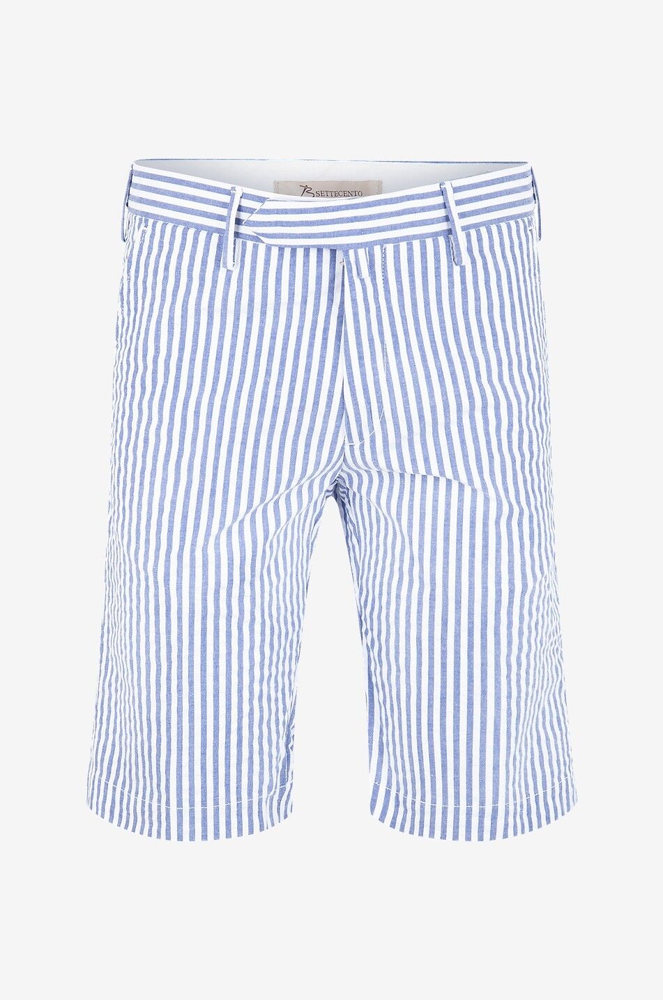 Blue striped shorts mens fashion