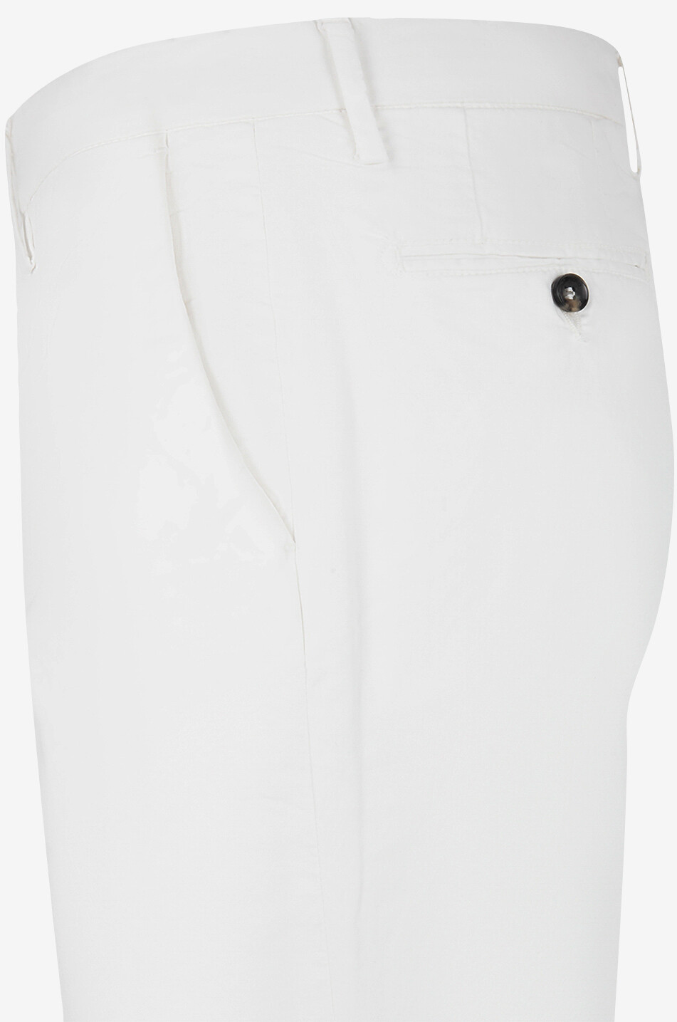 B SETTECENTO Slim fit chino cotton trousers Men WHITE 3