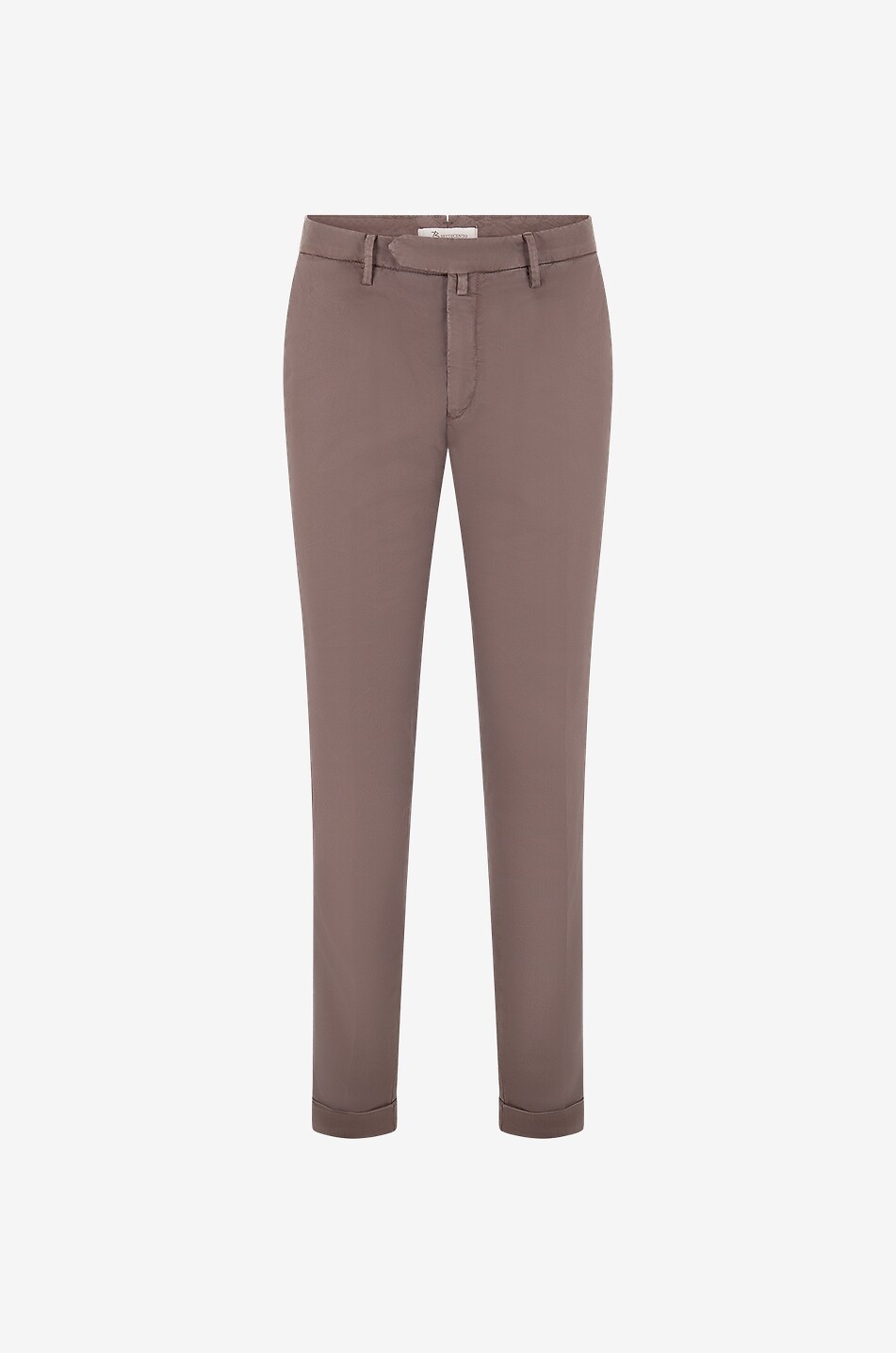 Slim fit chino cotton trousers