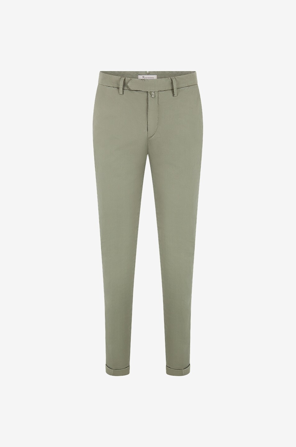 Slim fit chino cotton trousers