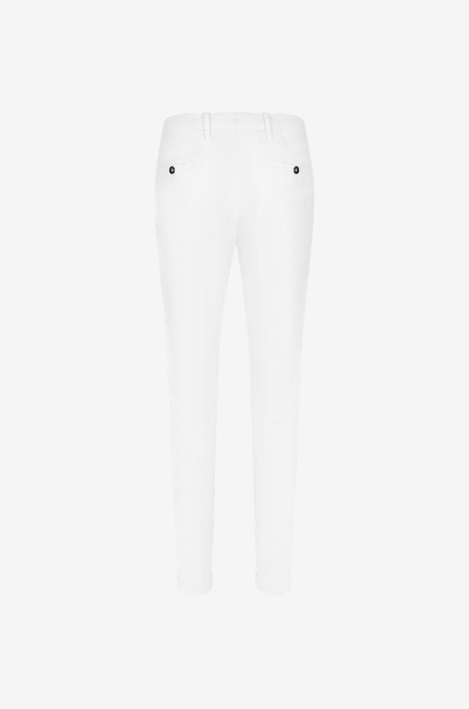 B SETTECENTO Pantalon slim en coton et lin Homme BLANC 2