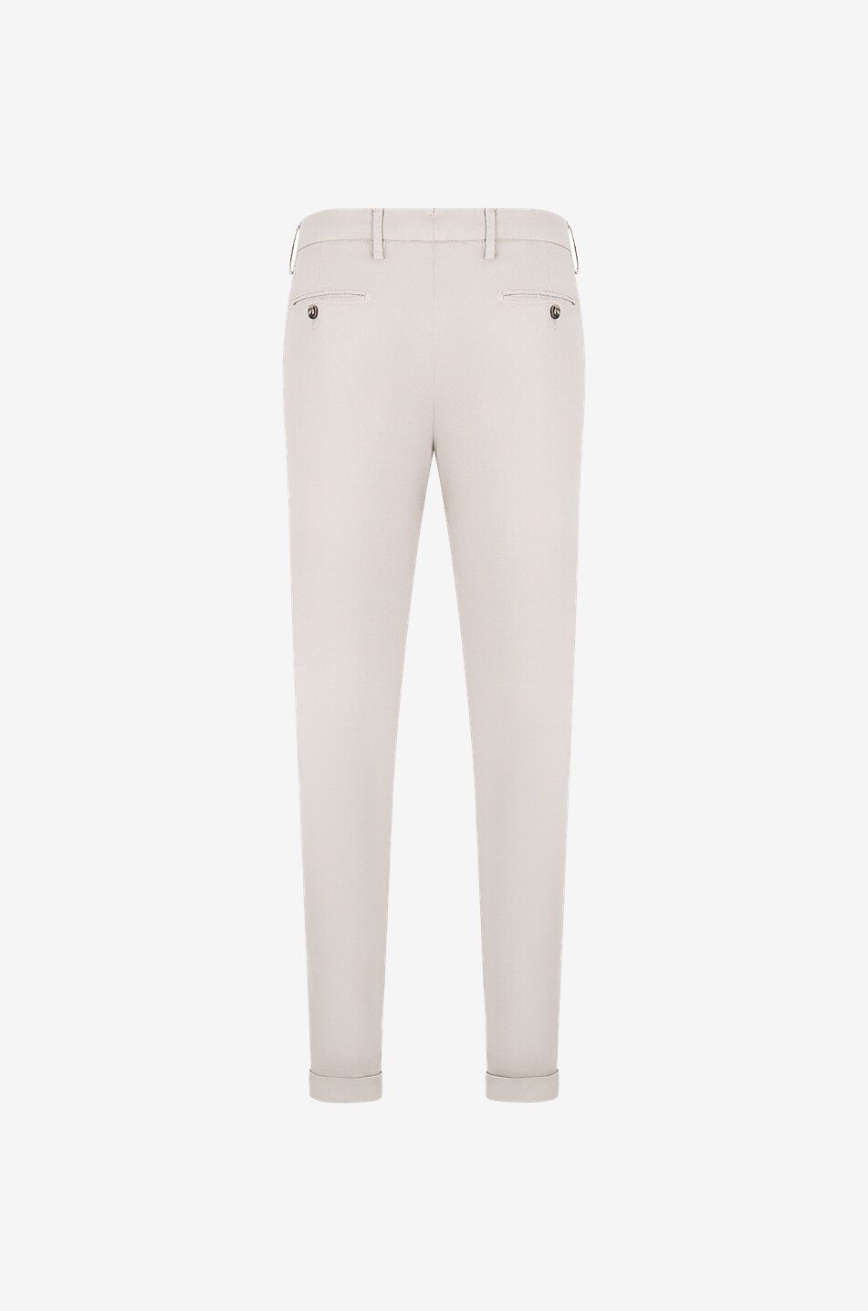 B SETTECENTO Pantalon slim en coton et lin Homme MARRON 2