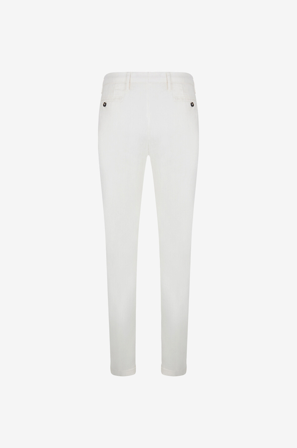 B SETTECENTO Pantalon Super-Slim Homme BLANC CASSE 2