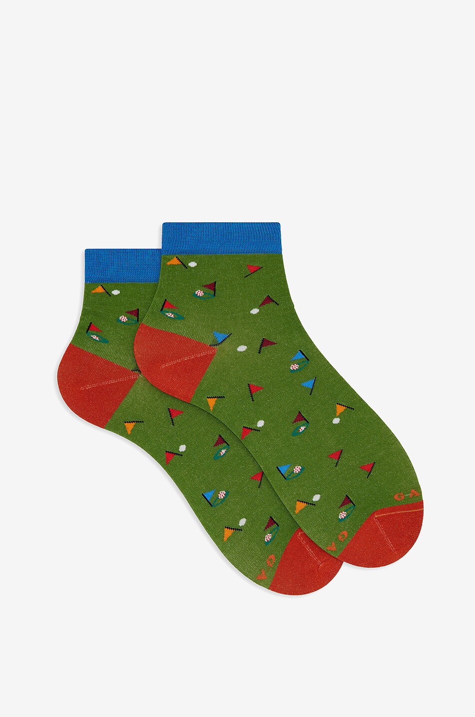 Niedrige Socken aus Baumwolle mit Motiven