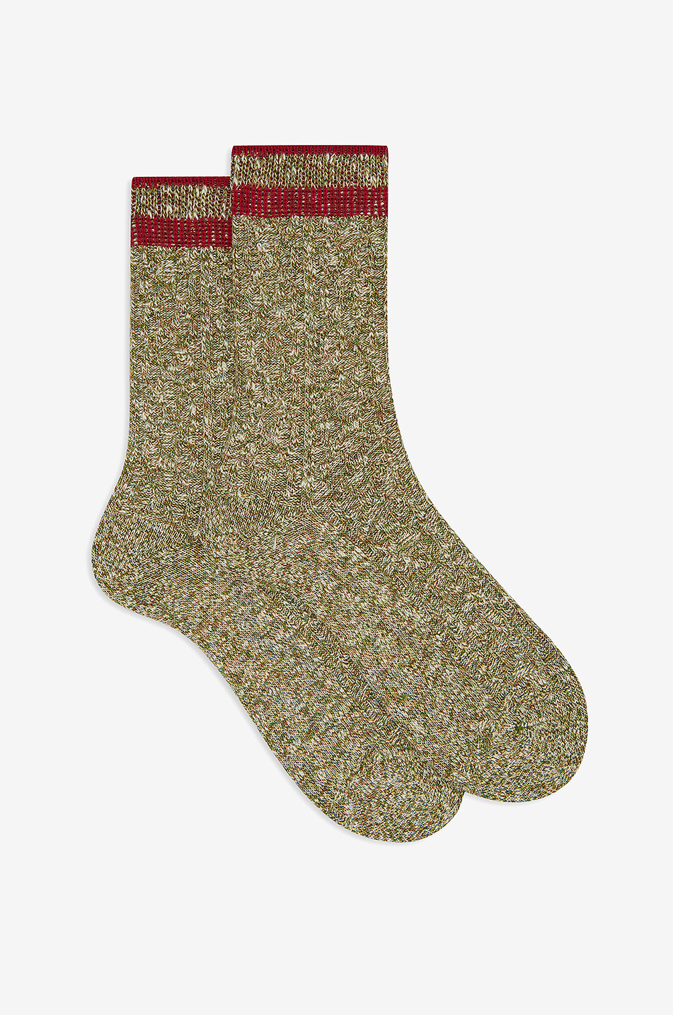 Chaussettes montantes en coton Lavorato