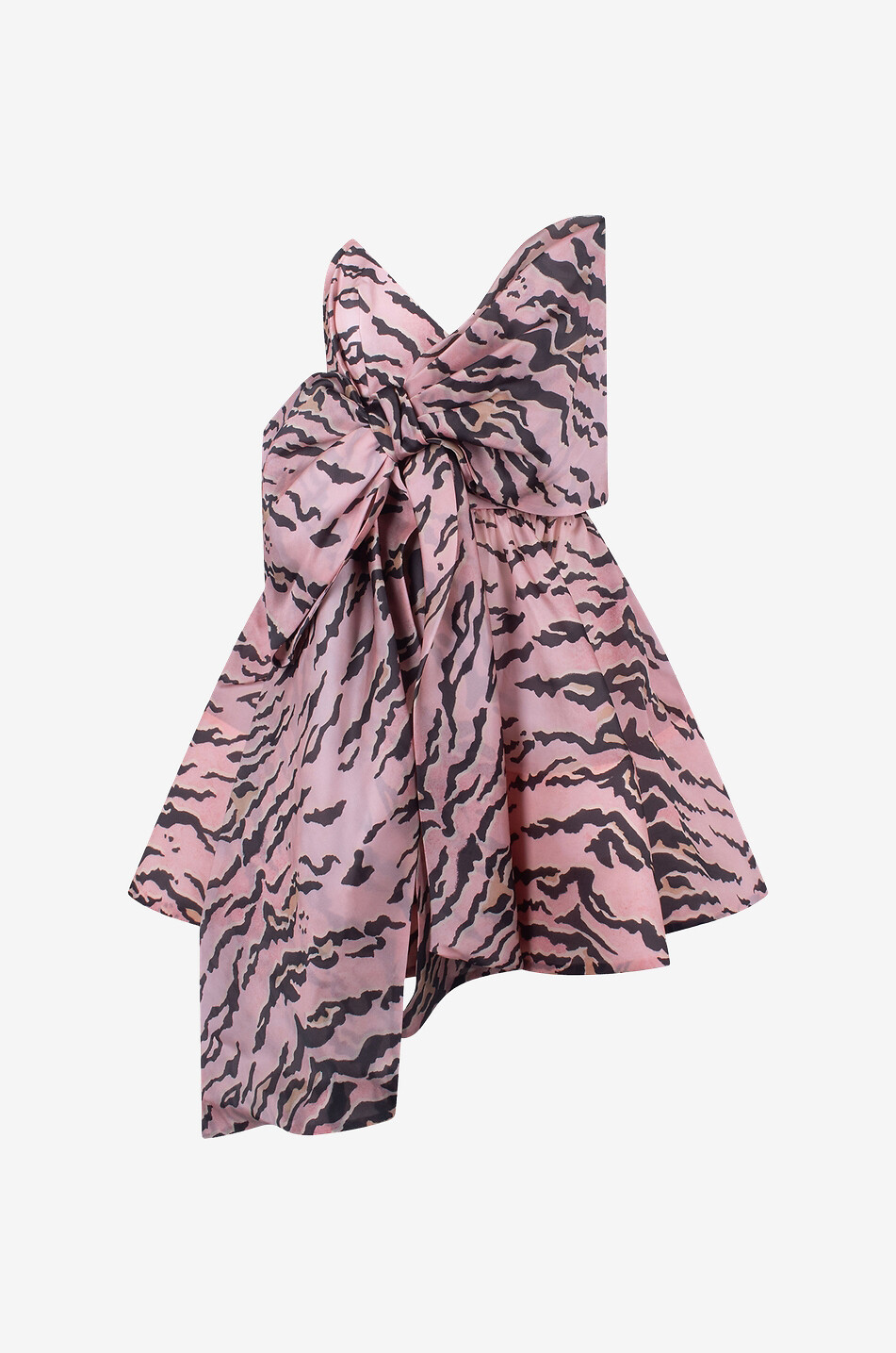 Minibustierkleid aus Seide Matchmaker Bow Pink Tiger
