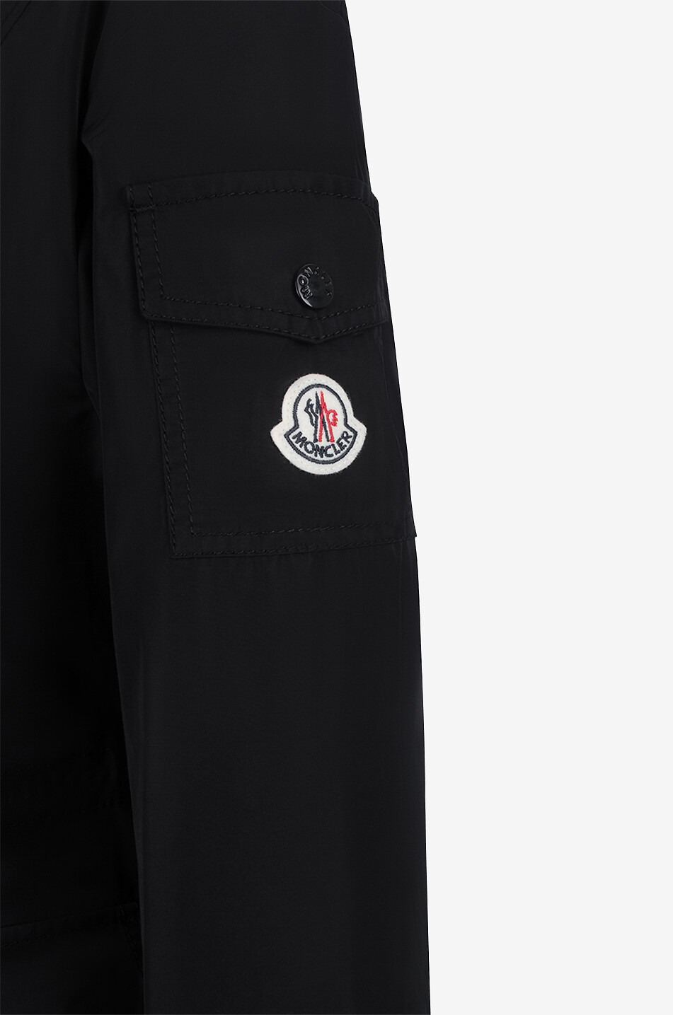 MONCLER Leandro technical fabric lightweight parka Women BLACK 3