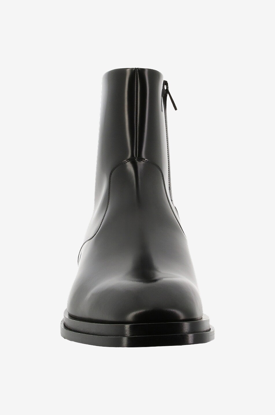 ALEXANDER McQUEEN Gebürstete Glattlederhalbstiefel Lux Trend Herren SCHWARZ 2