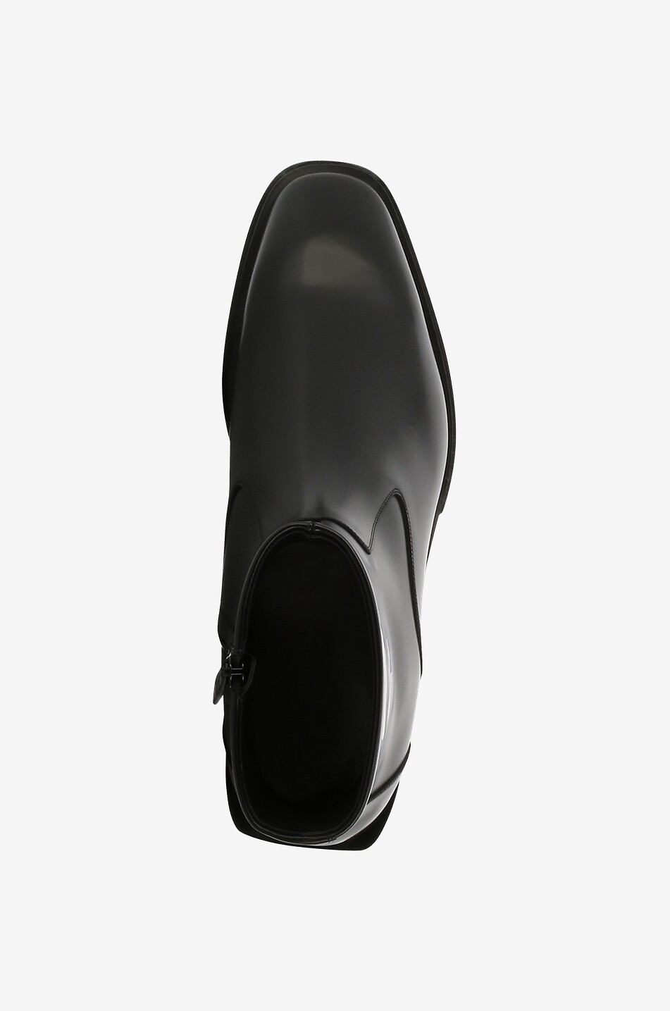 ALEXANDER McQUEEN Gebürstete Glattlederhalbstiefel Lux Trend Herren SCHWARZ 5