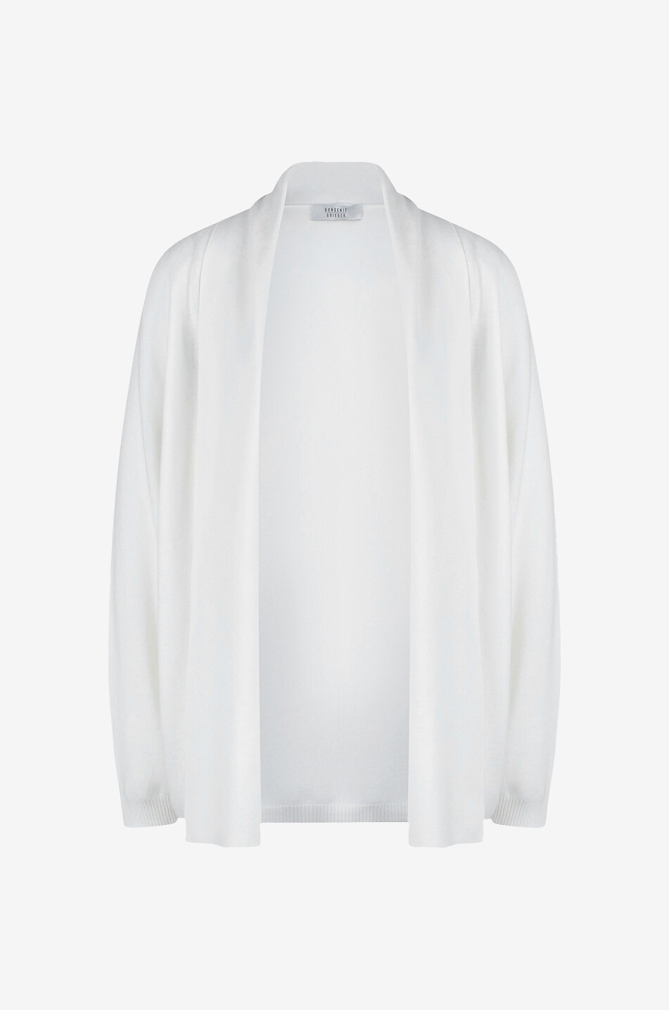 Leichter Cardigan mit Schalkragen aus Baumwolle und Kaschmir