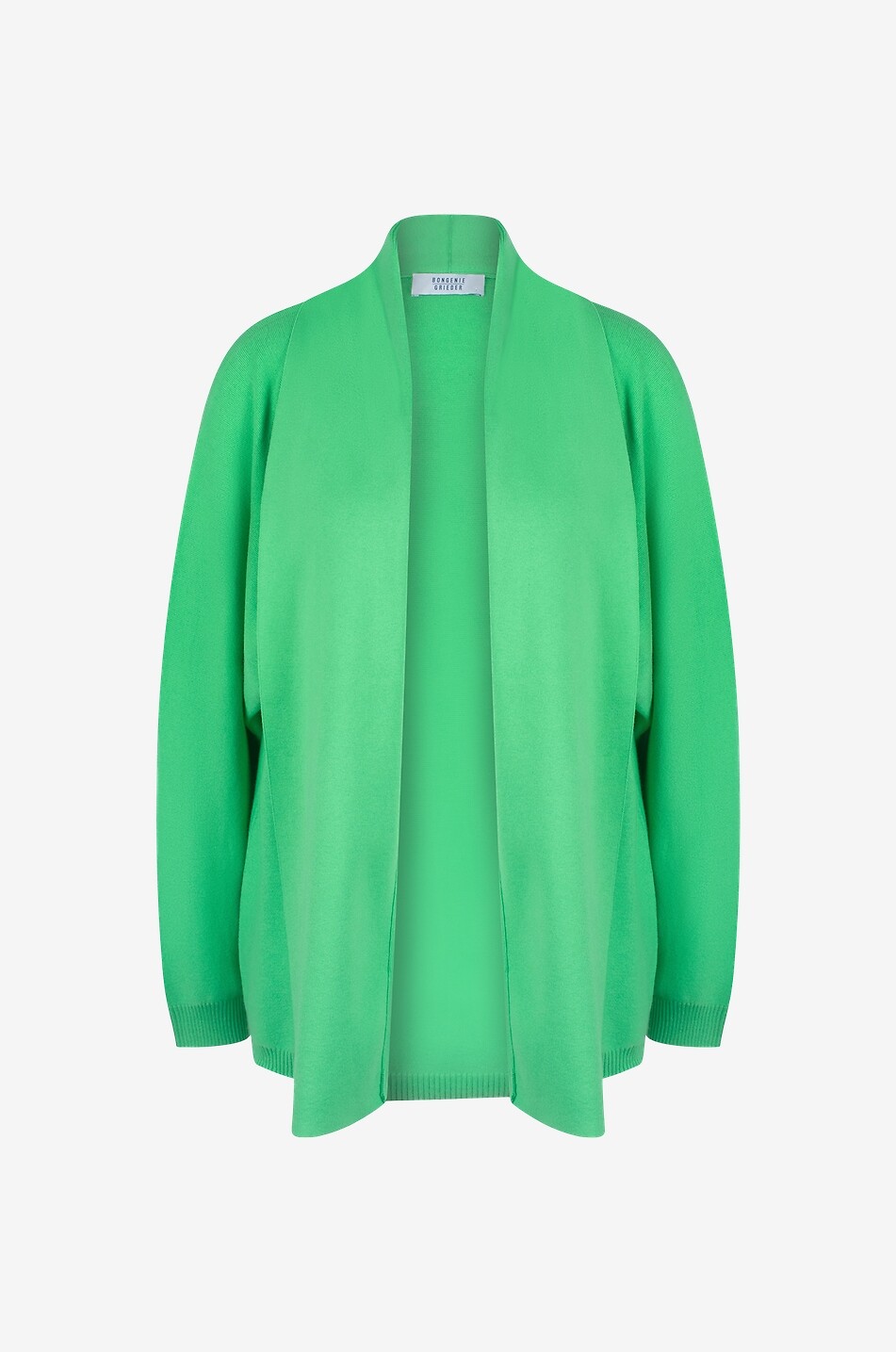 Cardigan léger à col châle en coton et cachemire