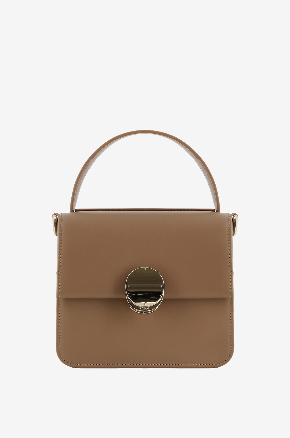 Penelope Box Small smooth leather handbag