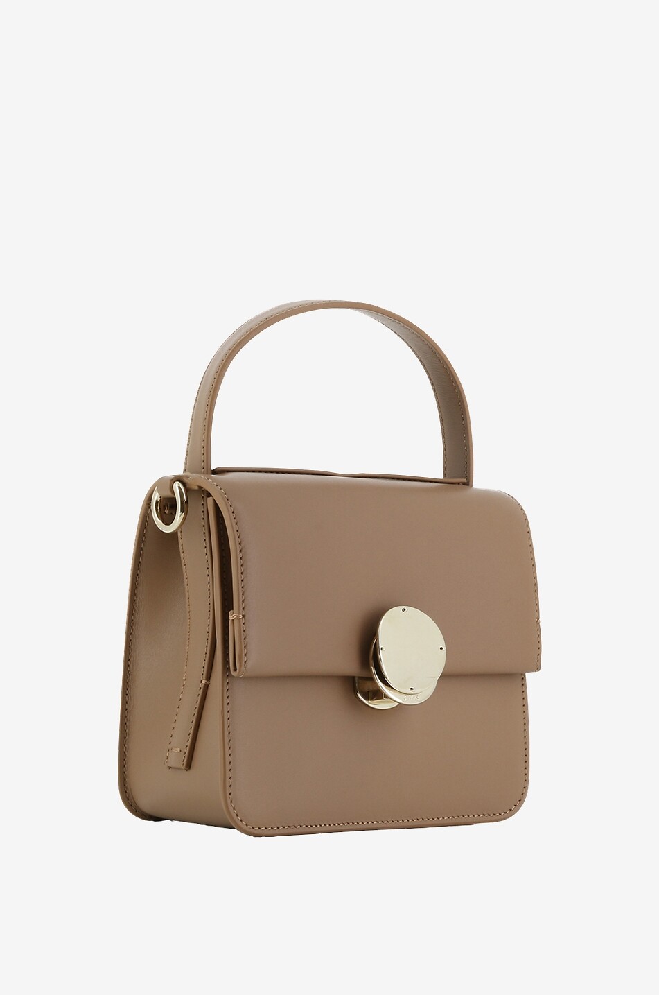 CHLOE Penelope Box Small smooth leather handbag Women BEIGE 2