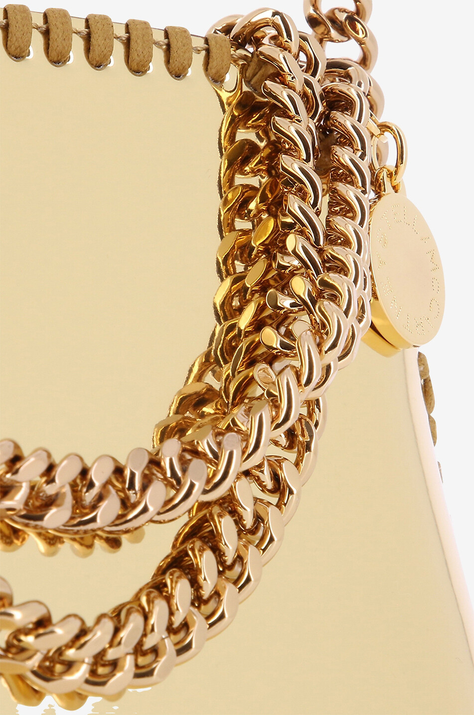 STELLA McCARTNEY Shopper in Spiegeloptik Falabella Mini Damen GOLDEN 6