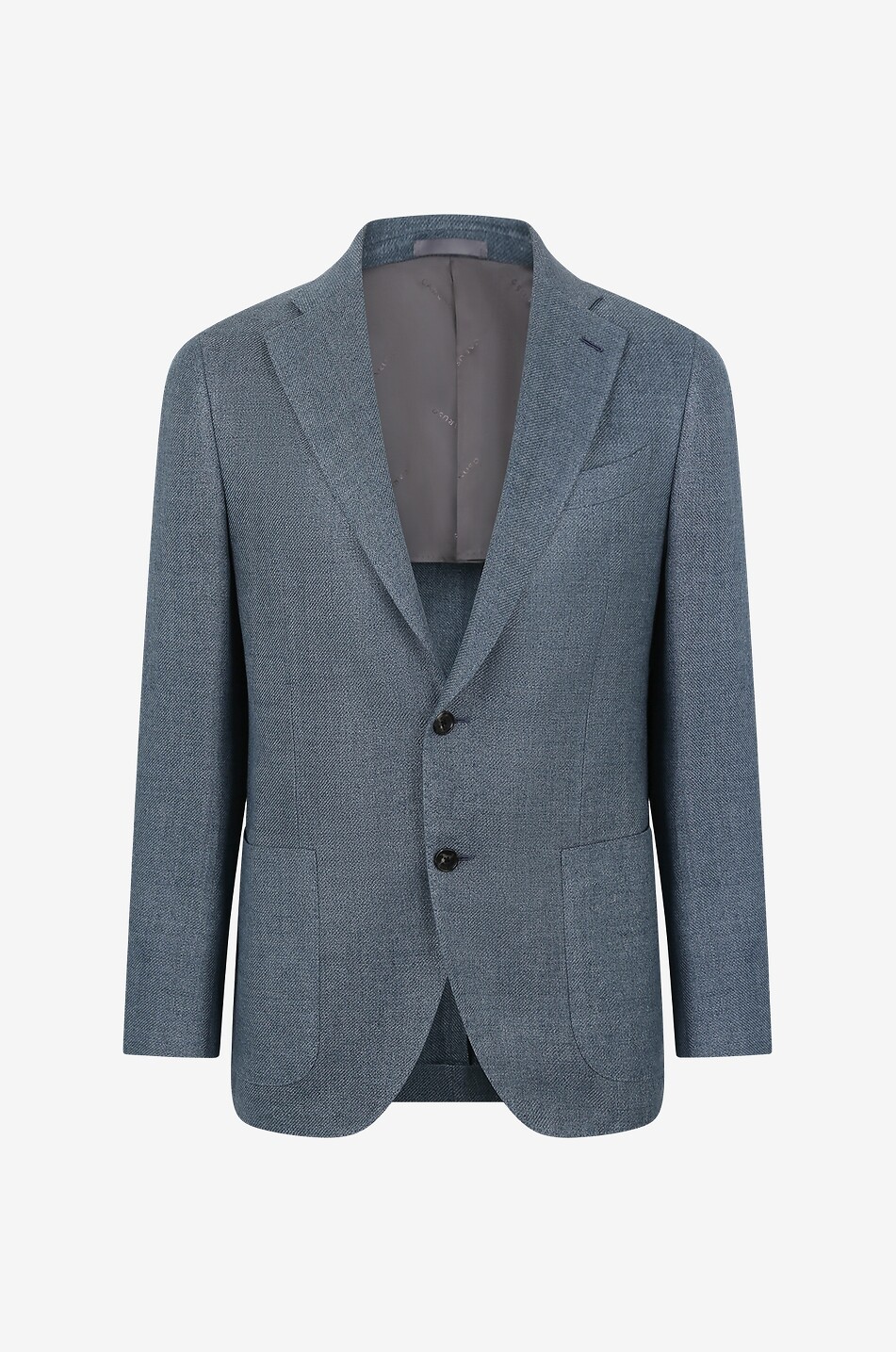 CARUSO Einreihiger Blazer aus Leinen und Wolle Herren MITTELGRÜN 1