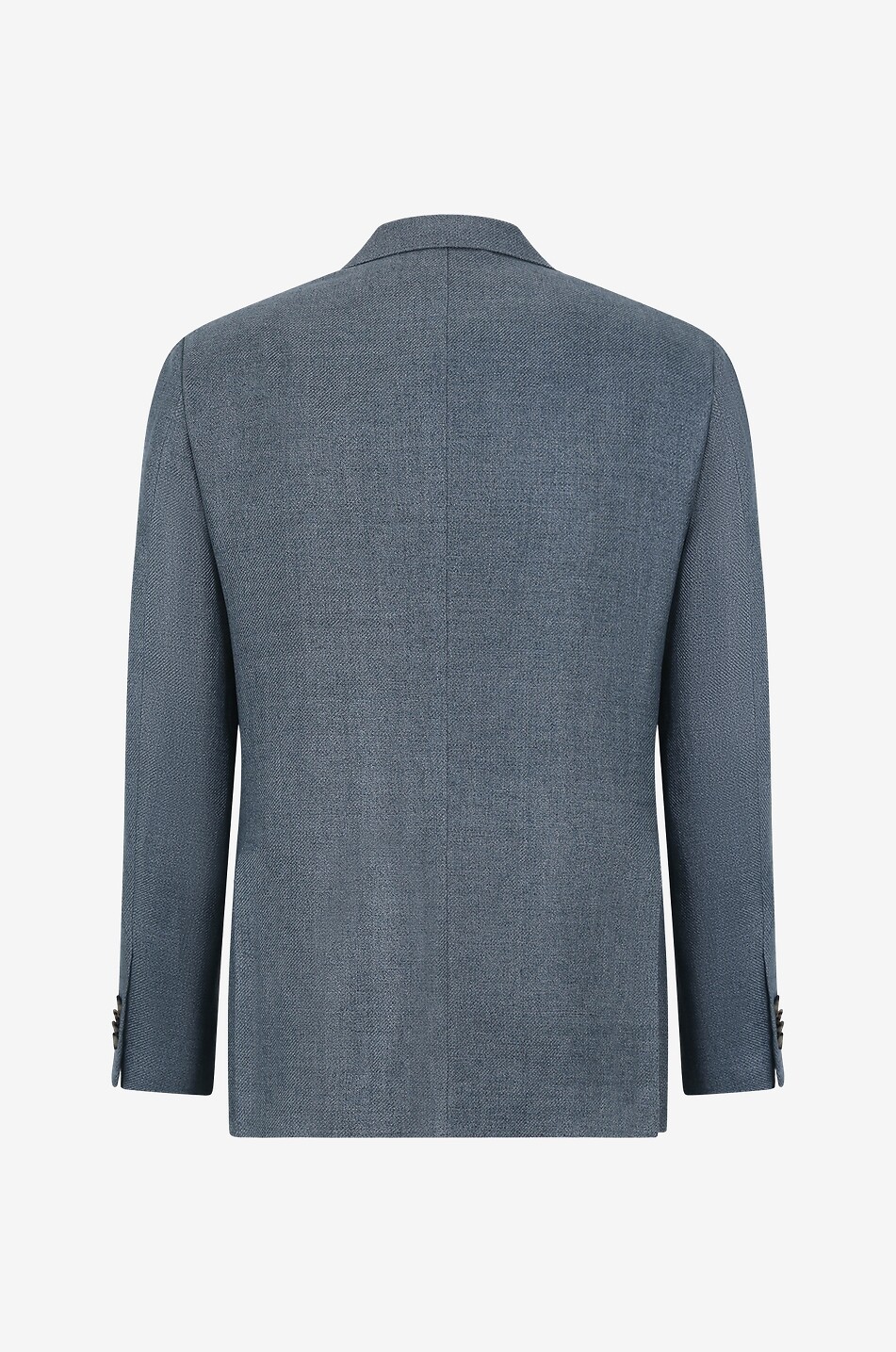 Single-breasted linen and wool blazer
