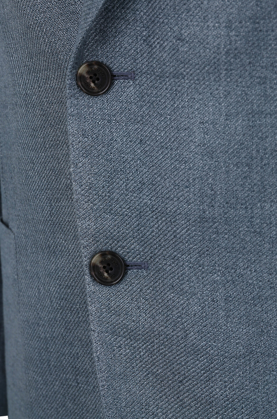 Single-breasted linen and wool blazer