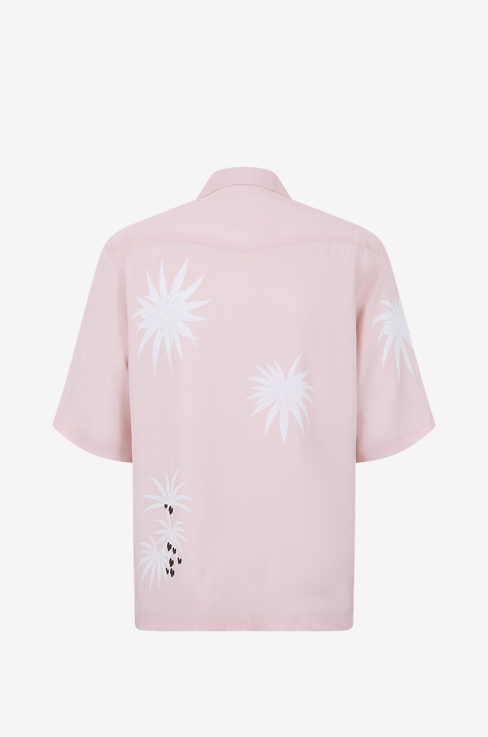 OFFICINE GENERALE Kurzarm-Hemd aus Lyocell Eren Herren ROSA 2