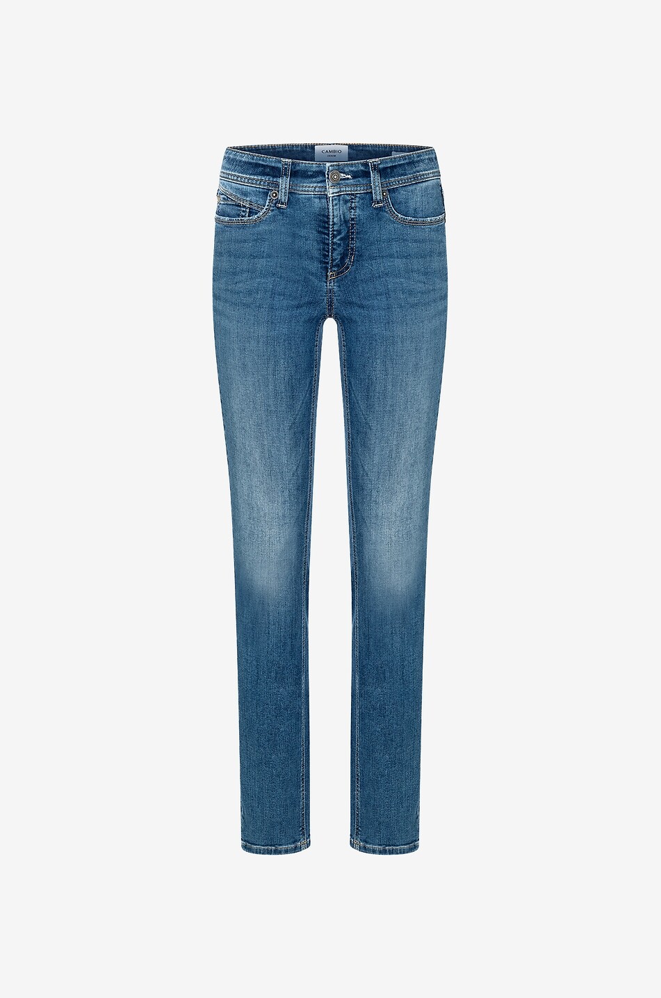 Parla faded crystal adorned slim fit jeans