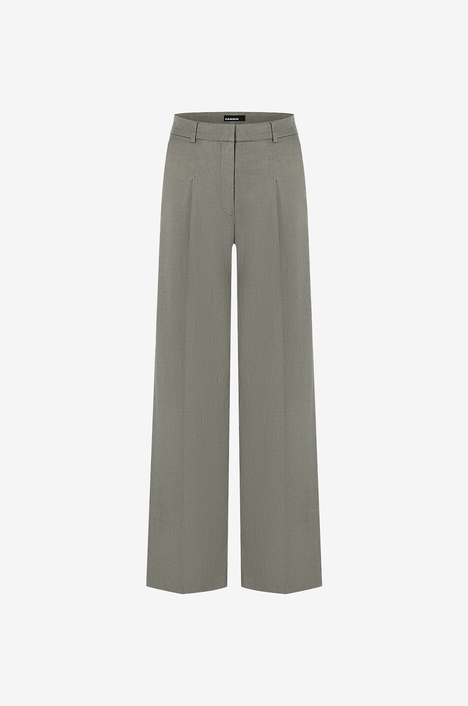 Pantalon large en lin mélangé Mira