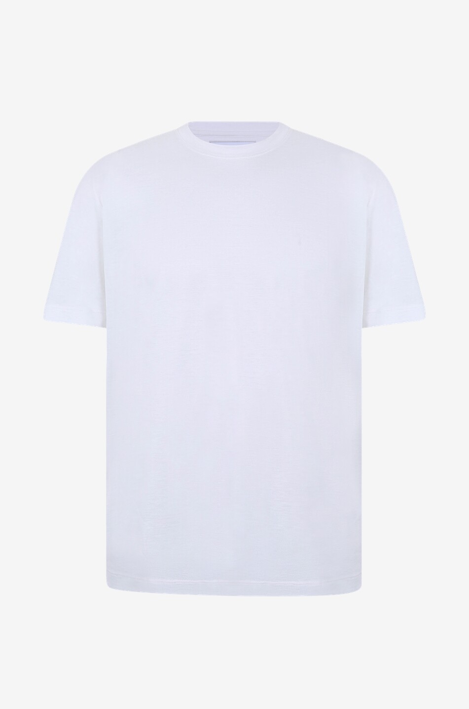 James short-sleeved silk and cotton T-shirt