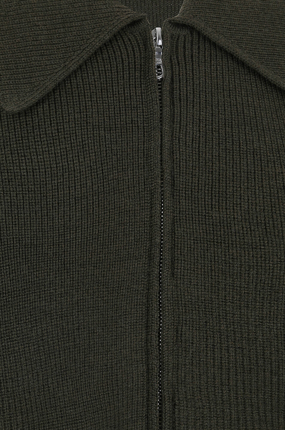 OFFICINE GENERALE Hemdjacke aus Merinowolle Tahar Herren DUNKELGRÜN 3