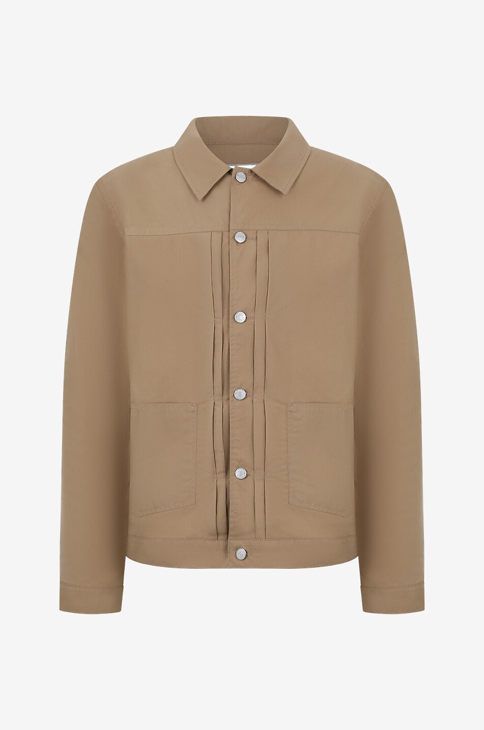 Leo poplin shirt jacket