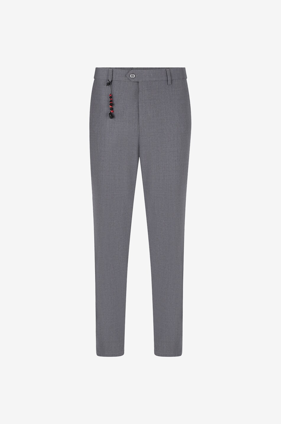 MARCO PESCAROLO Pantalon slim en laine vierge Evo Homme GRIS CLAIR 1