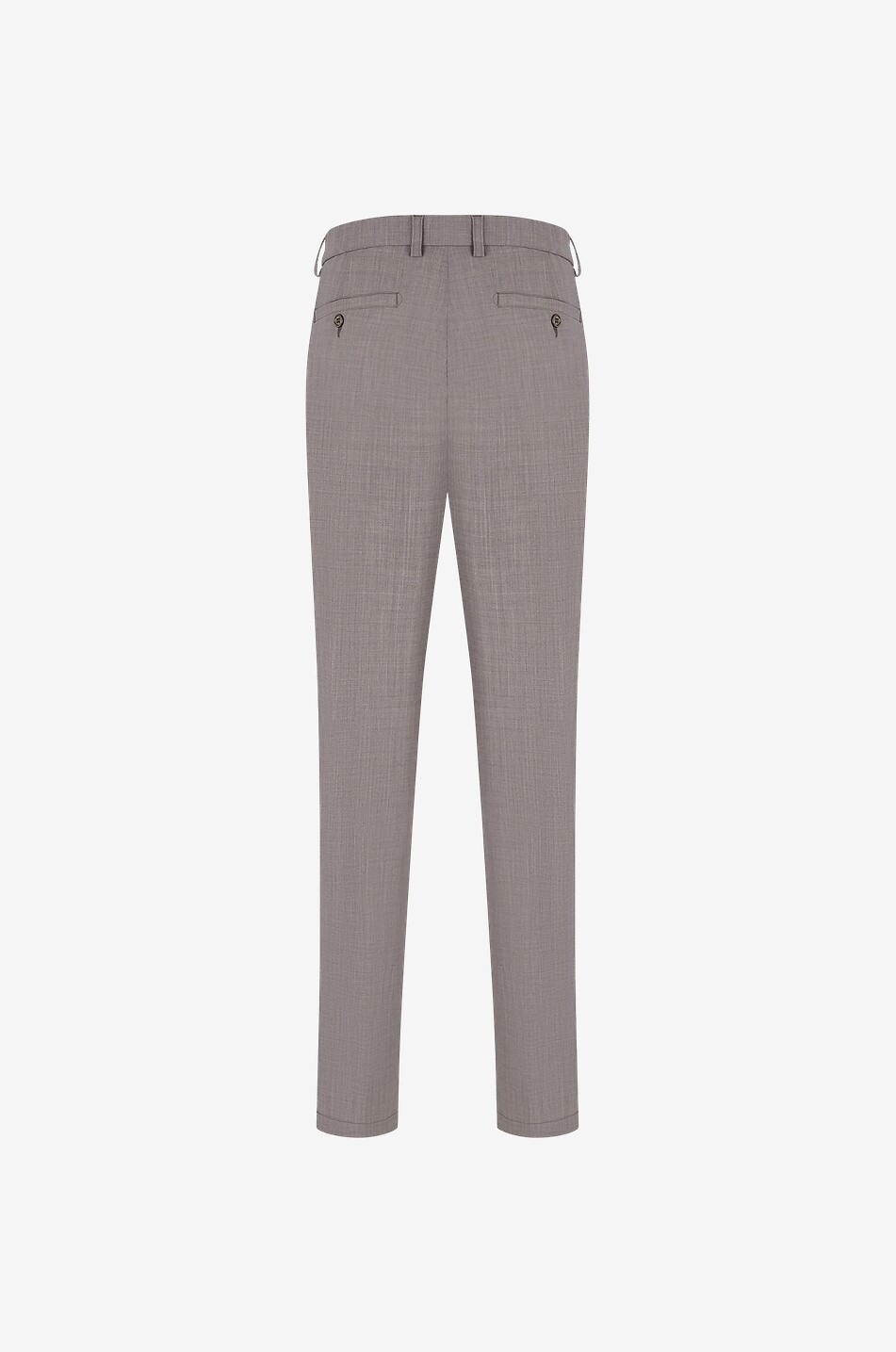 MARCO PESCAROLO Pantalon slim en laine vierge Evo Homme MARRON 2