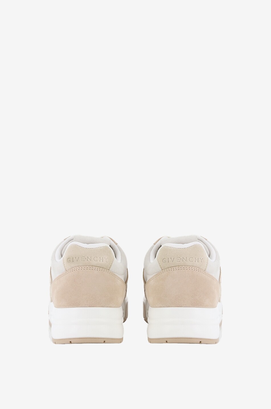 GIVENCHY G4 bicolour suede lace-up low-top sneakers Women BEIGE 6