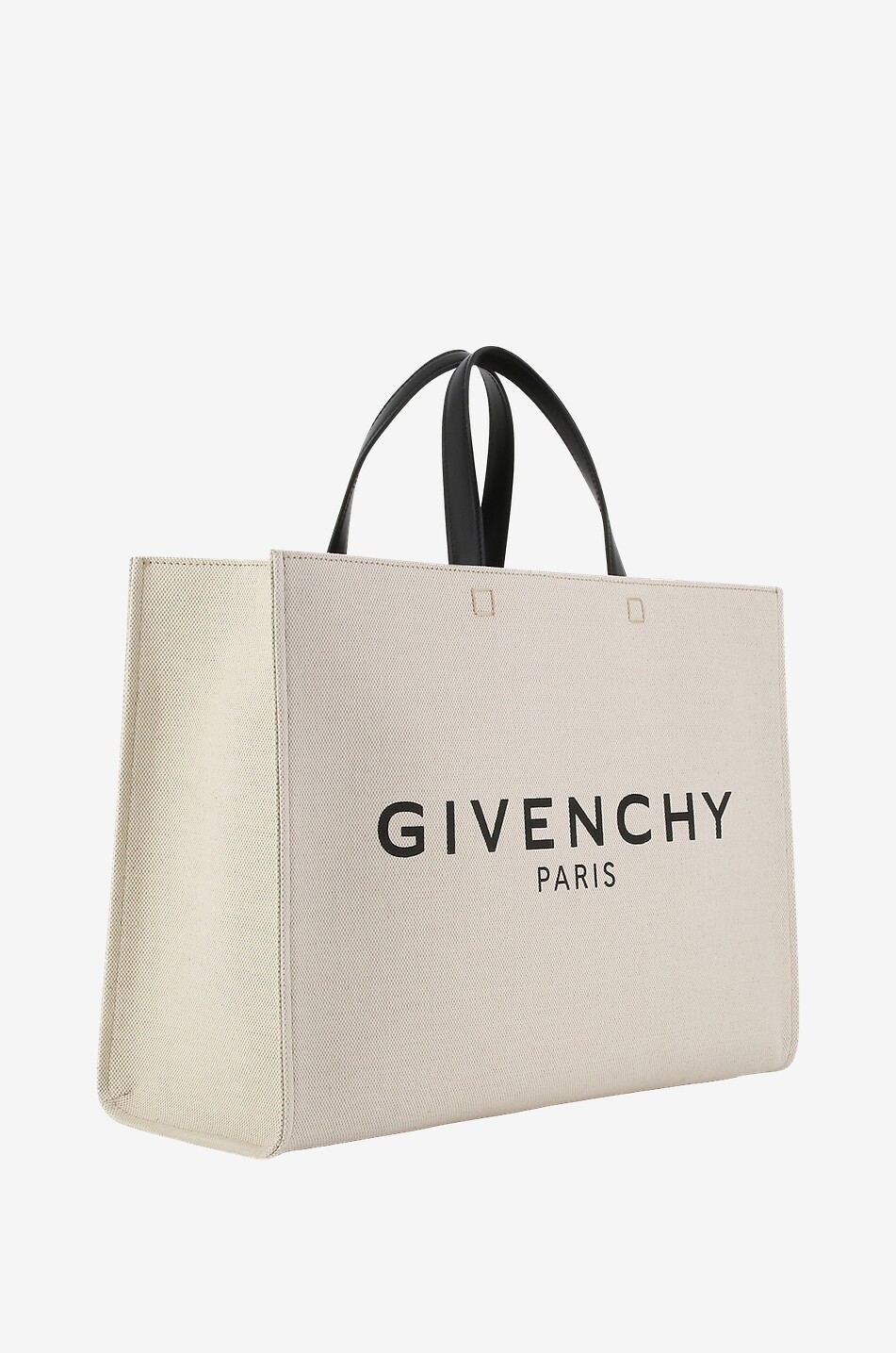 GIVENCHY G-Tote Medium canvas bag with logo print Women BEIGE 2