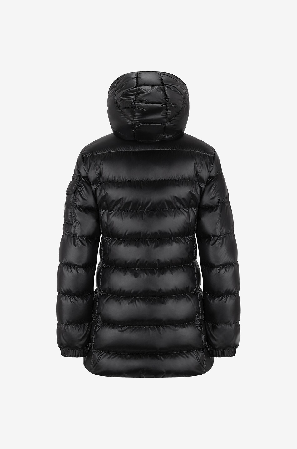 MONCLER Taillierte Daunenjacke mit Kapuze Glement Damen SCHWARZ 2