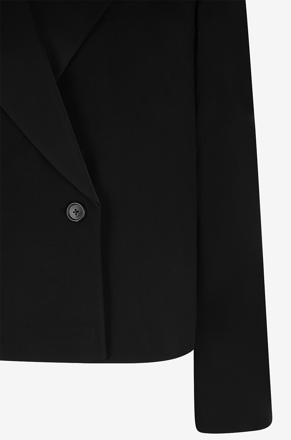 KHAITE Blazer boxy en crêpe The Raymond Femme NOIR 6