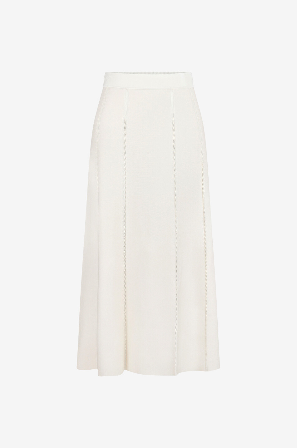 Jupe midi évasée en maille Matchmaker Panelled