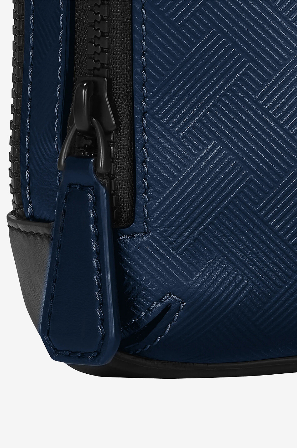 MONTBLANC Petit sac porté croisé en cuir texturé Extreme 3.0 Sling Homme BLEU FONCE 4