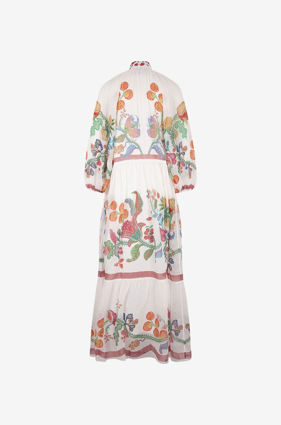 Robe maxi en mousseline de soie Athena Grenadilla Placée