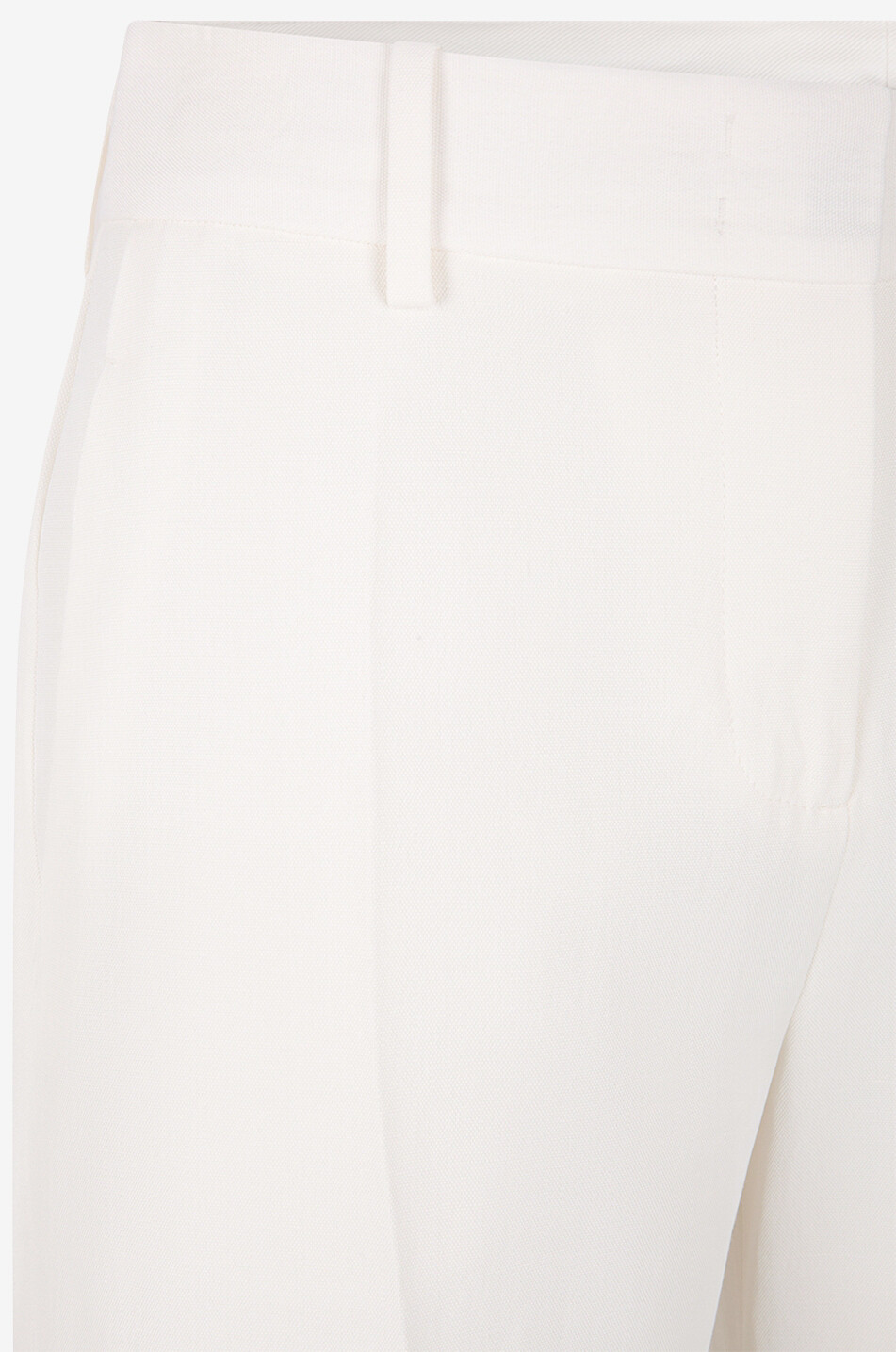 Short en toile de lin mélangé