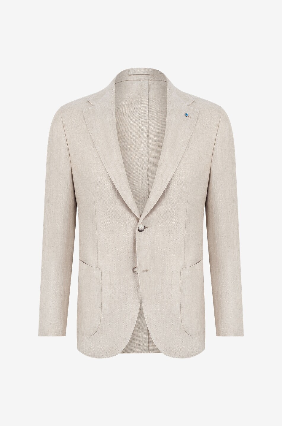 GIAMPAOLO Jacke aus Leinen Herren Hellbeige 1