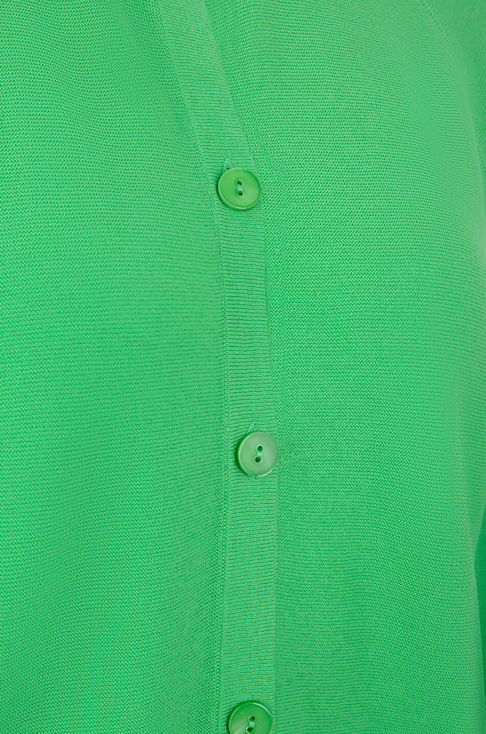 BONGENIE Fine button-down crewneck cotton and cashmere cardigan Women GREEN 3