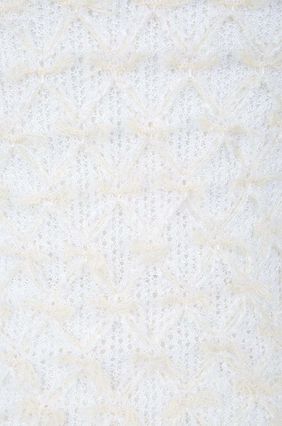 Mini robe sans manches enmaille dentelle tweed