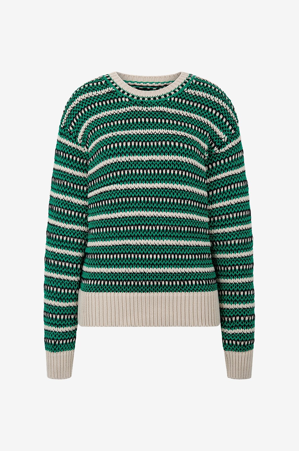 Pull jacquard rayé Hilo