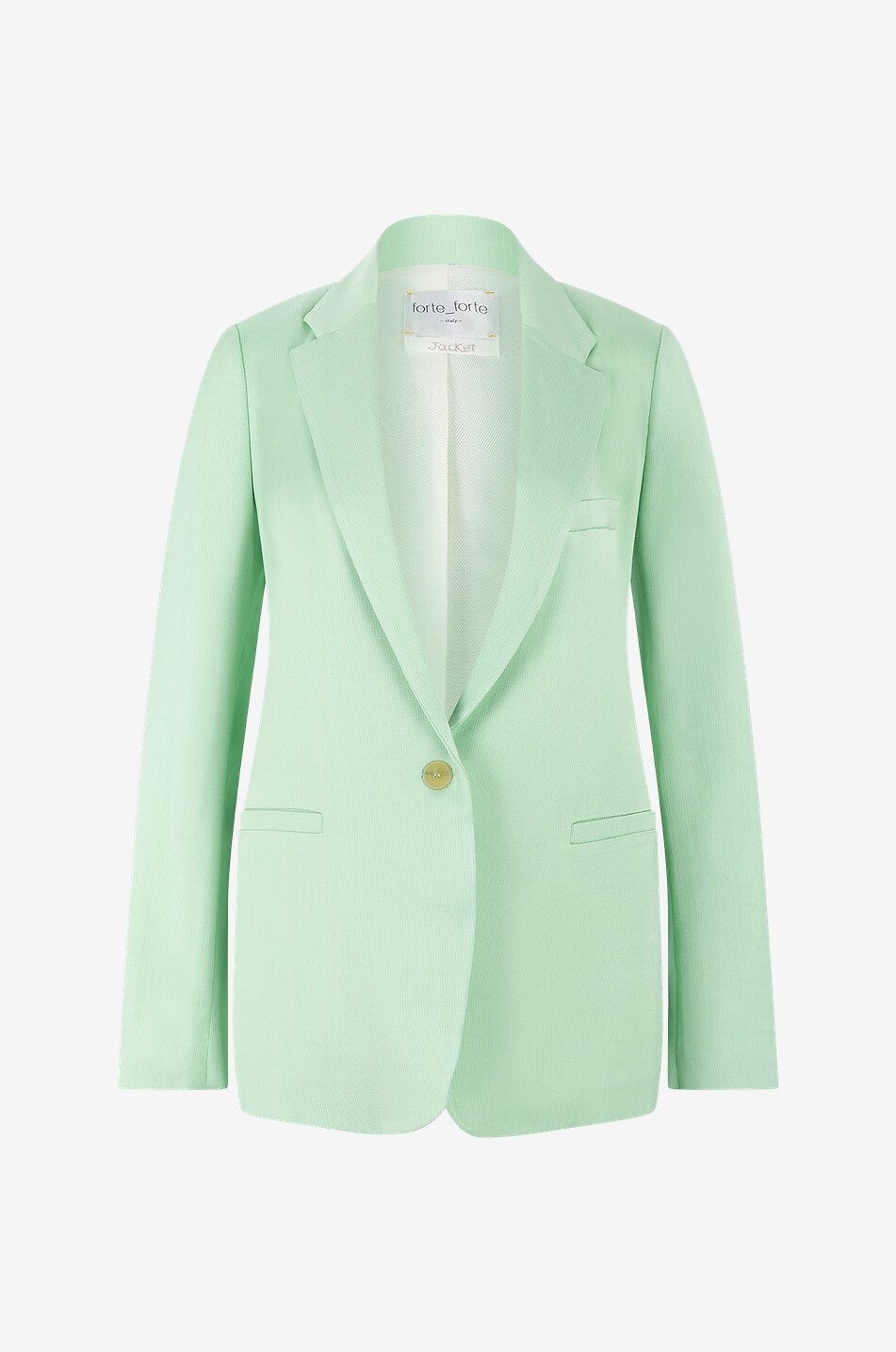 Blazer fluide en tissu flammé