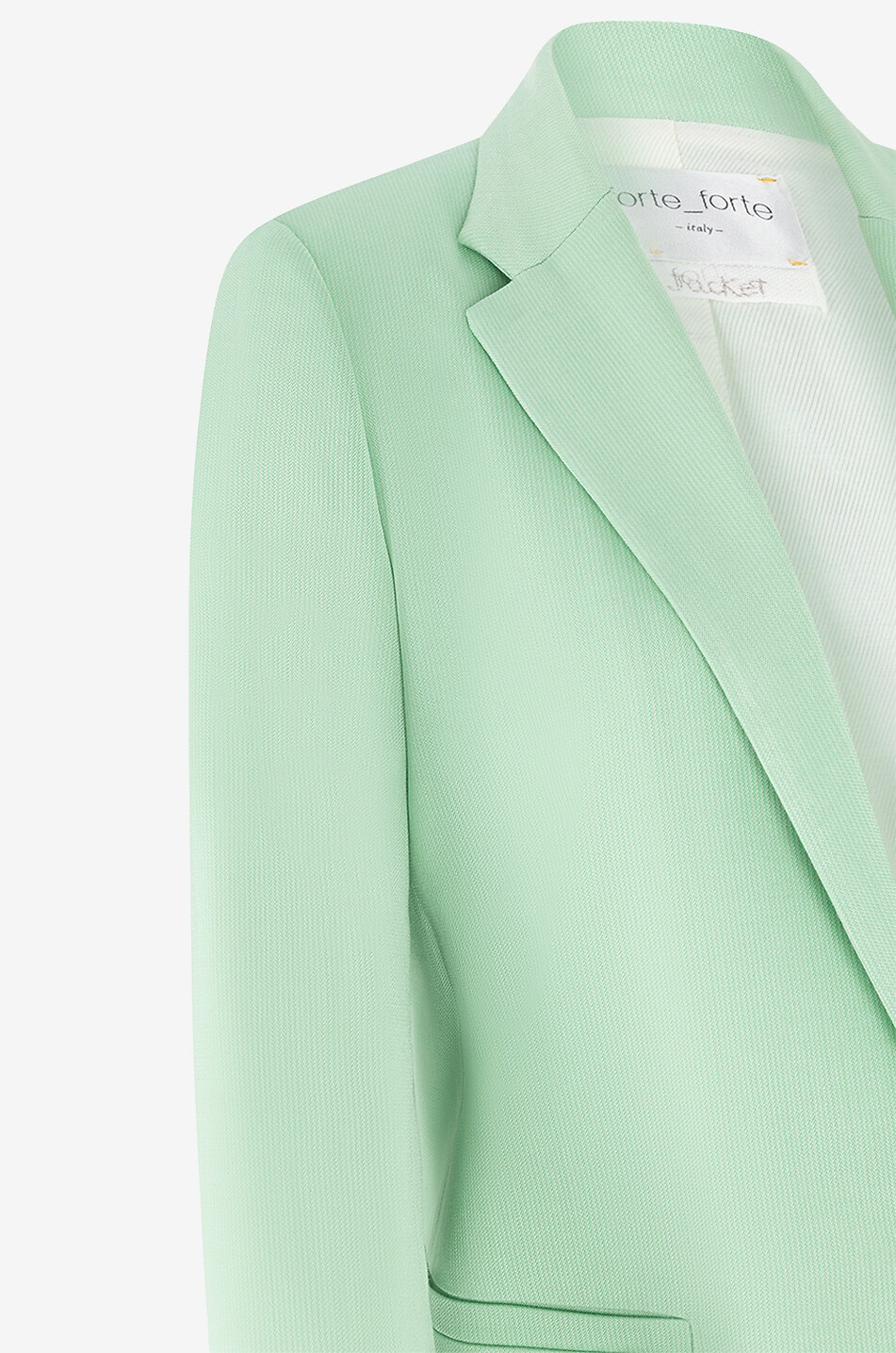 Blazer fluide en tissu flammé