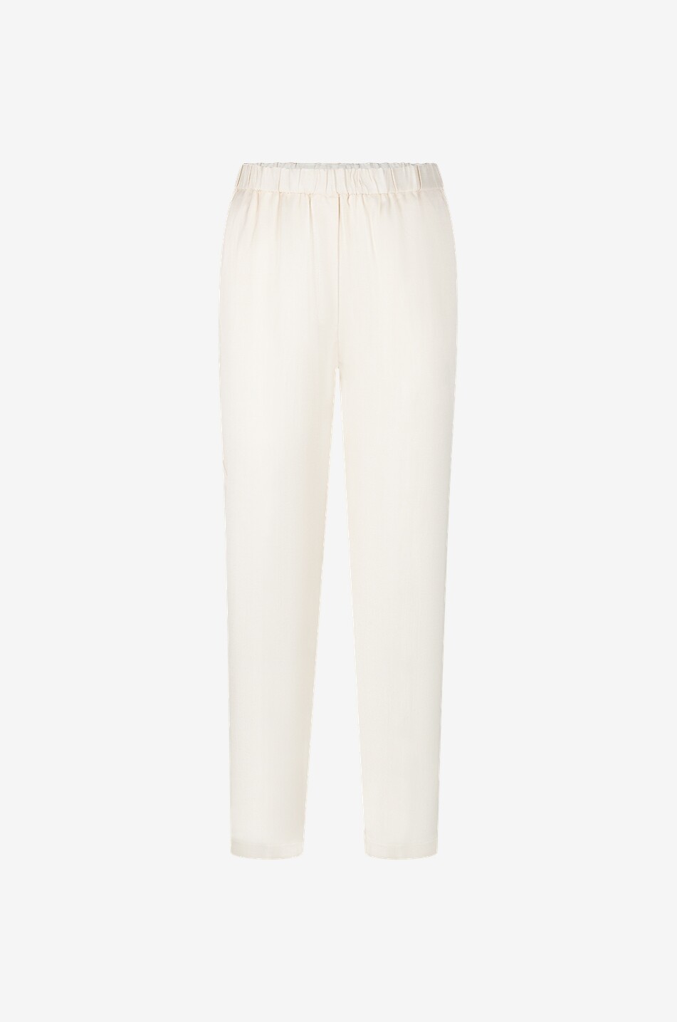 Karottenhose aus geflammtem Stoff