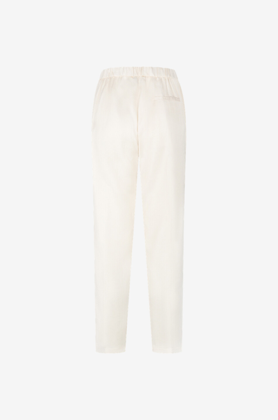 Karottenhose aus geflammtem Stoff