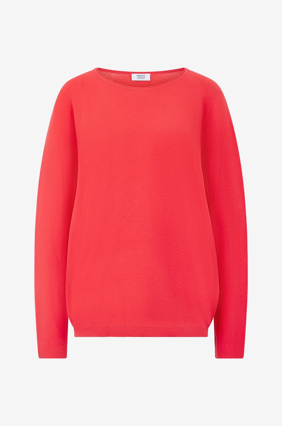 Leichter Pullover mit Fledermausärmeln aus Baumwolle und Kaschmir