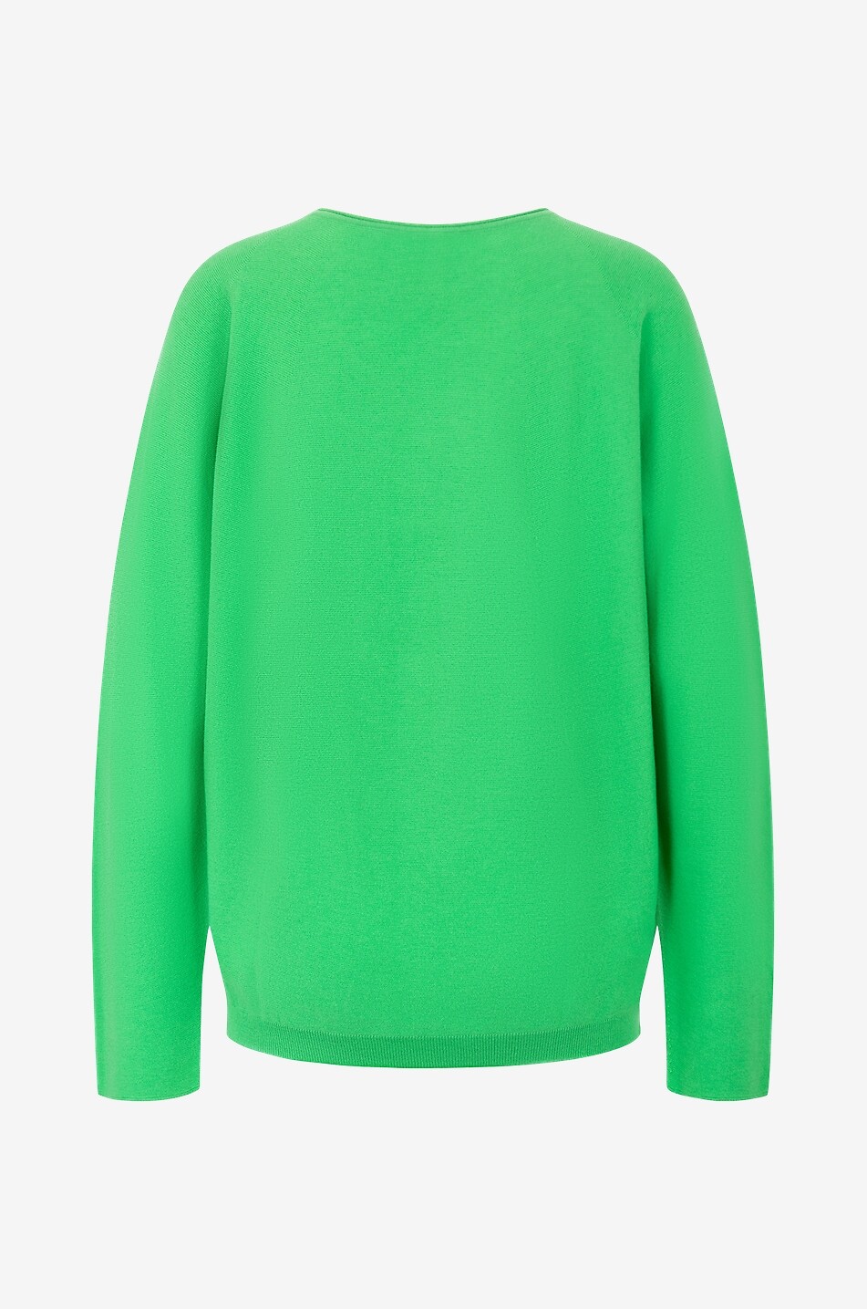 Lightweight cotton and cashmere batwing sleeve jumper
