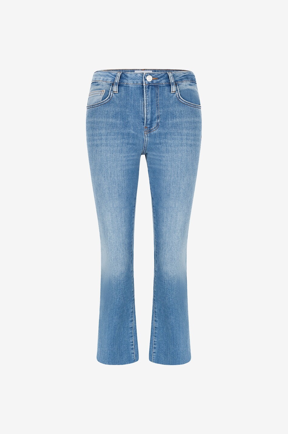 Jean bootcut en coton Le Crop Mini