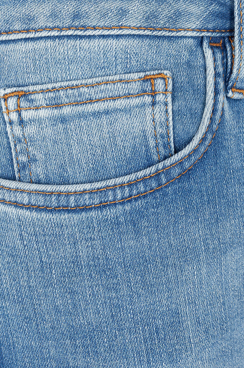 FRAME Bootcut-Jeans aus Baumwolle Le Crop Mini Damen BLAU 3