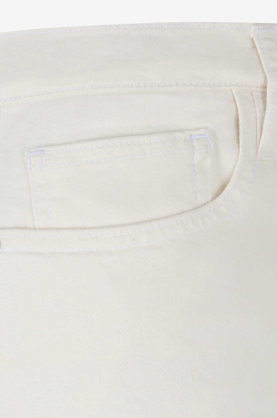 FRAME Jean droit en coton Le Jane Femme BLANC 3